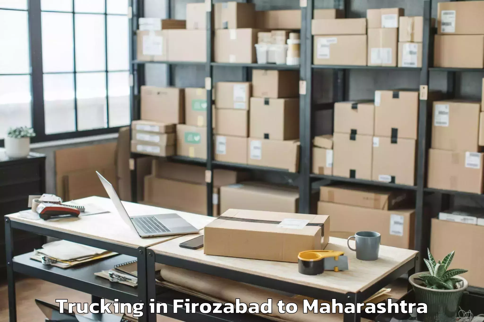 Top Firozabad to Bhor Trucking Available